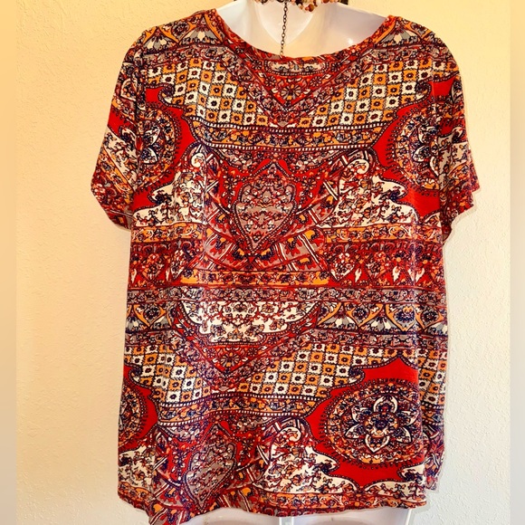 Lucky Brand Boho Chic Flowy Top - Picture 4 of 6